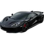 Supercars black sticker