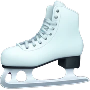 Ice skate sticker