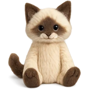 cute ragdoll kitten jellycat plushie sticker