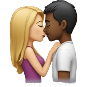 couple kissing  sticker
