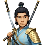 Elegant Samurai sticker