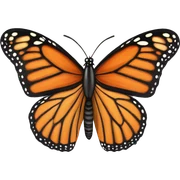 Monarch butterfly  sticker