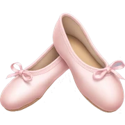 Pale pink ballet shoes sticker