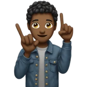 Gang sign sticker