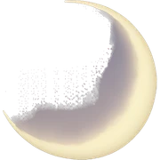 Moon sticker