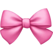 Pink bow  sticker