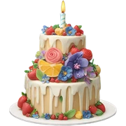 Cake sticker
