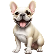 Frenchie high sticker