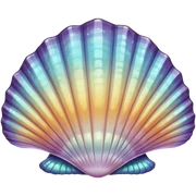 Coquillage vintage  sticker