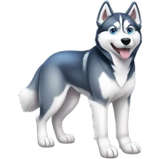 Husky sticker