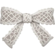 lace bow sticker