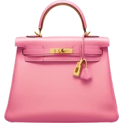 Hermès pink Kelly bag sticker
