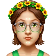 Flower-Crowned Dancer sticker