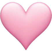 Pink ￼heart  sticker