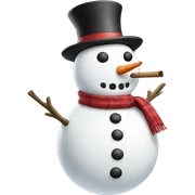 Snowman smoking sticker