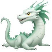 Haku dragon spirited away sticker