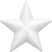 White star sticker