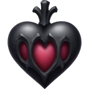 gothic heart sticker