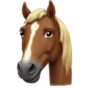 Brown horse  sticker