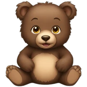 baby bear sticker