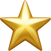 A glistening gold star for a Christmas tree. sticker