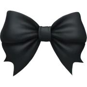 black bow sticker