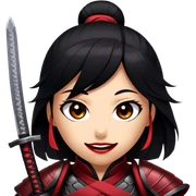 Fierce Samurai sticker