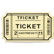 ticket sticker