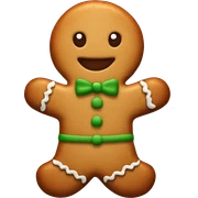gingerbread cookie sticker