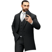 selfie in formal attire sticker