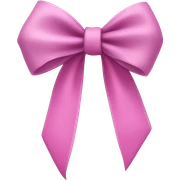 pink bow sticker