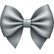 grey bow sticker