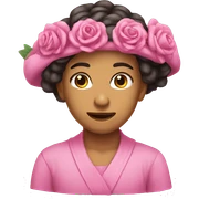 Lazo rosa sticker