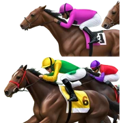 horse racing sticker