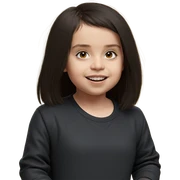 girl in black shirt sticker