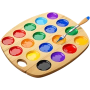 paint palette  sticker