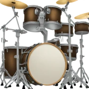 Drum kit sticker