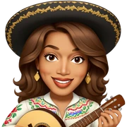 Mariachi Guitarist sticker