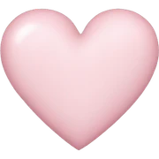 Pastel pink heart sticker