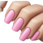 pink nails sticker