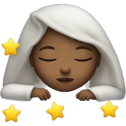 Sleep girl sticker
