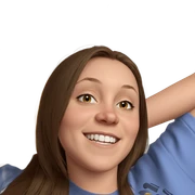 girl with a warm smile sticker