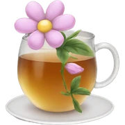 Flower tea  sticker