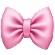 Baby pink bow  sticker