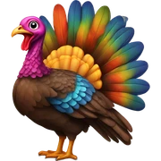  Colorful Turkey sticker