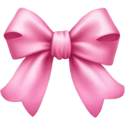 Cute pink bow sticker