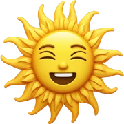 Sun sticker