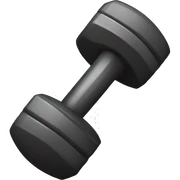dumbbell sticker