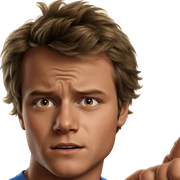 realistic portrait of a boy sticker
