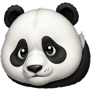 Exhausted panda 
 sticker
